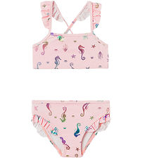 Name It Bikíní - NmfZamar - Parfait Pink M. Sjóhestar