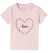 Name It T-shirt - NbfVubie - Parfait Pink w. Strawberry