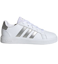 adidas Performance Skór - Grand Court 2.0 K - Hvítur/Silfur