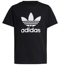 adidas Originals T-shirt - Trefoil - Black