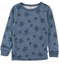 Joha Blouse - Wool/Bamboo - Blue