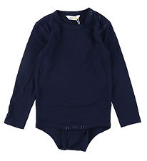 Joha Bodysuit L/æ - Wool - Navy