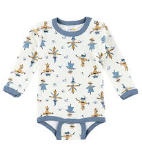 Joha Bodysuit L/æ - Wool/Bamboo - Off White