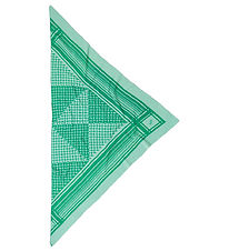 Lala Berlin Scarf - 162x85 - Triangle Puzzle - Goryeo/Green