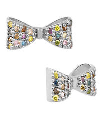 MillaVanilla Earrings - Bow - Silver