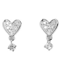 MillaVanilla Earrings - Heart - Silver