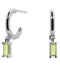 MillaVanilla Earrings - Green/Silver
