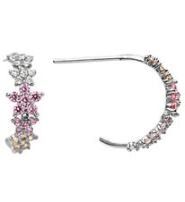 MillaVanilla Earrings - Flowers - Pastel/Silver