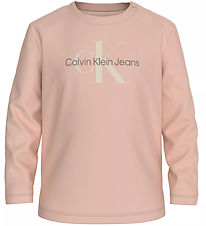 Calvin Klein Blússa - Monogram - Marengs kinnalitur