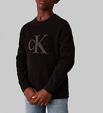 Calvin Klein Blússa - Prjónað - Svart