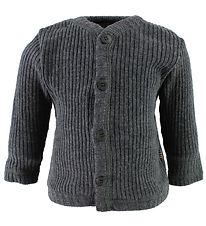 Joha Tricot Gilet - Laine - Gris Charbon