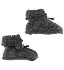 Joha Booties - Baby Wool - Charcoal grey