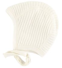 Joha Tricot Bonnet de Bb - Laine pour Bb - Blanc Cass