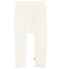 Joha Leggings - Wool/Silk - Off-White Pattern