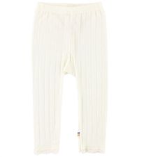 Joha Leggings - Wool/Silk - Off-White Pattern