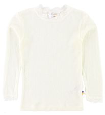Joha Blouse - Wool/Silk - Off-White Pattern