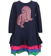Danefæ Dress - Navy w. Glitter Mermaid