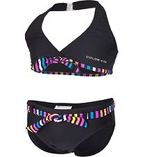 Color Kids Bikini - Schwarz m. Streifen