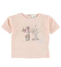 En Fant T-Shirt - Rose Clair av. Imprim