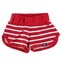 Karton Shorts - Rot/Weier Streifen