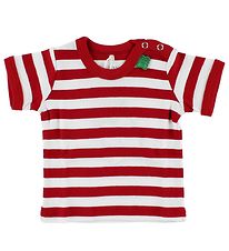 Freds World T-Shirt - Rood/Wit Gestreept