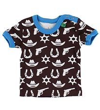 Freds World T-Shirt - Braun/Trkis m. Cowboy