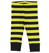 Katvig Leggings - Jaune/Noir  Rayures