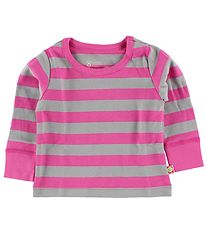 Katvig Blouse - Pink/Grey Striped