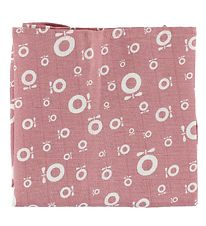 Katvig Hydrofiele Doek - 80x80 - Roze m. Appels