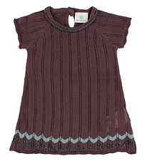 En Fant Dress - Knitted - Bordeaux