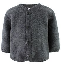 Joha Cardigan - Ull - Mrkgr