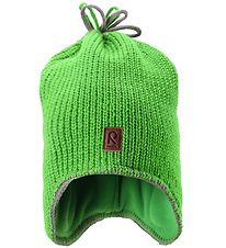 Reima Bonnet en Tricot - Laine/Polyester - Vert Pomme