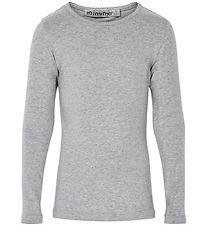 Minymo Pullover - Graumeliert