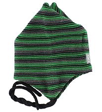 Reima Bonnet en Tricot - Kirjava - Laine/Polyester - Vert/Gris