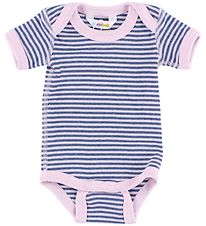 Joha Bodysuit - S/S - Pink/Blue Striped