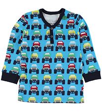 Freds World Blouse - Blue w. Cars