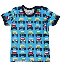 Freds World T-Shirt - Blau m. Autos