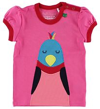 Freds World T-shirt - Pink w. Bird