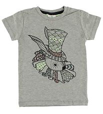 En Fant T-Shirt - Gris Chin av. Lapin