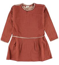 En Fant Dress - Burnt Red