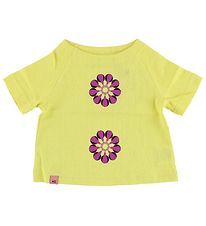 AlbaBaby T-shirt - Yellow w. Flower
