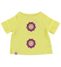 AlbaBaby T-Shirt - Jaune av. Fleur