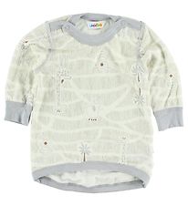 Joha Blouse - Bamboo - Ivory/Grey w. Animals