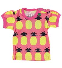 Freds World T-shirt - Coral w. Pineapple