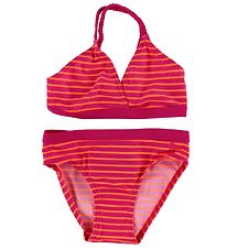 Color Kids Bikini - Vips - UV40+ - Roze/Oranje Gestreept