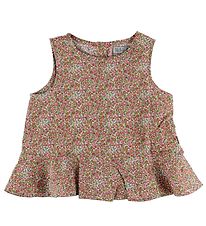 Wheat Top - Blanc av. Mini Roses Rouges