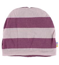 Joha Hat - Wool - Light Rose/Plum Striped