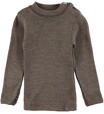 Engel Pullover - Wolle - Walnuss