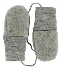 Engel Mittens - Wool - Grey Melange