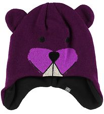 Color Kids Bonnet en Tricot - Reaver - Prune Castor